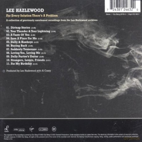 Lee Hazlewood: For Every Solution There Is a Problem [CD]