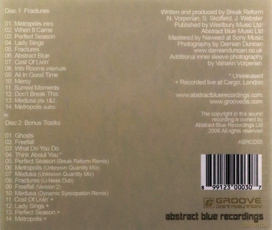 Break Reform: Fractures Special Edition [CD]