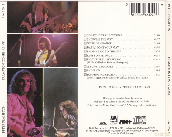 Peter Frampton: Frampton Comes Alive! [CD]