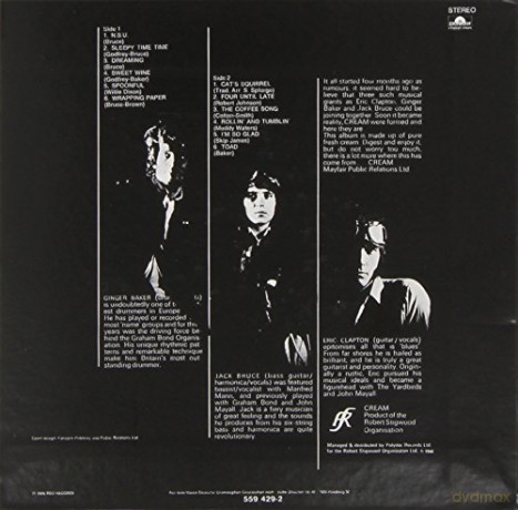 Cream: Fresh Cream [CD]
