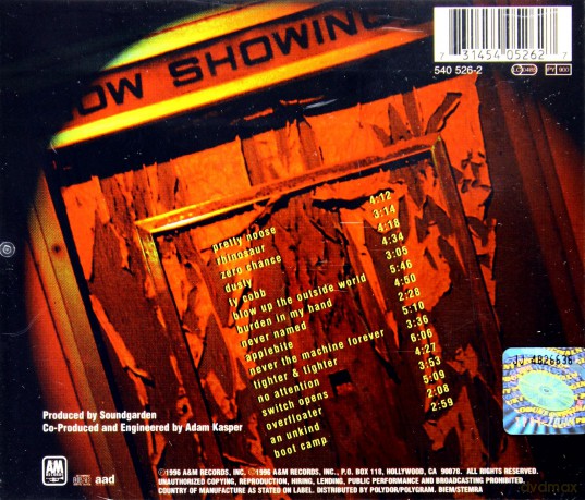 Soundgarden: Down On The Upside [CD]