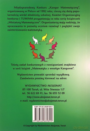 Miniatury matematyczne 44 - Matematyczne zabawy [KSIĄŻKA]