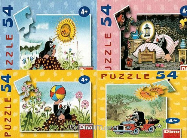 Minipuzzle 54 Krecik MIX [PUZZLE]