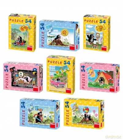 Minipuzzle 54 Krecik MIX [PUZZLE]