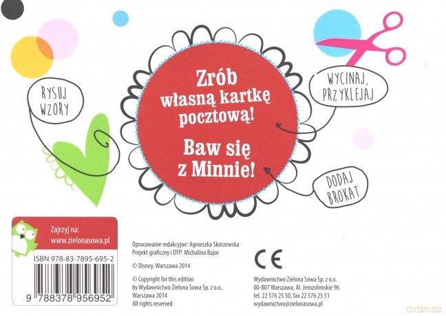 Minnie Mouse. Kartki pocztowe [KSIĄŻKA]