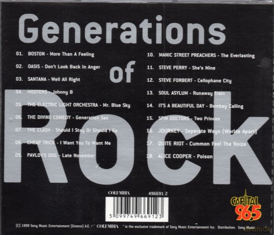Generations of Rock [CD]