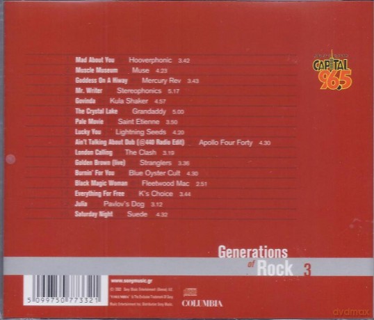 Generations Of Rock Vol 3 [CD]