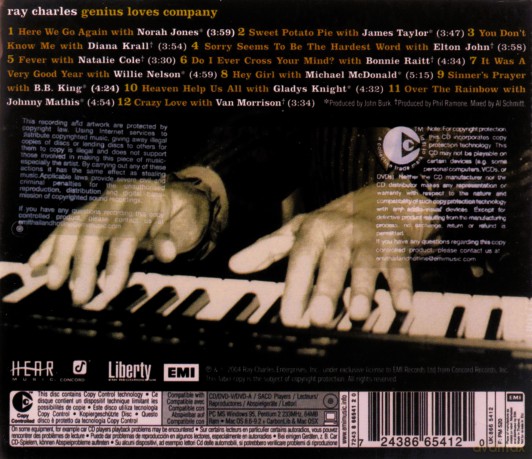 Ray Charles: Genius Loves Company [CD]