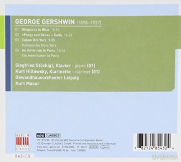 Gershwin: Gershwin: Rhapsody in Blue; Orchesterwerke [CD]