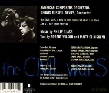 Robert Wilson: Glass/wilson: The Civil Wars [CD]
