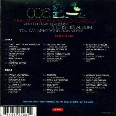 Global Underground 6: John Digweed Live in Sydney [2CD]