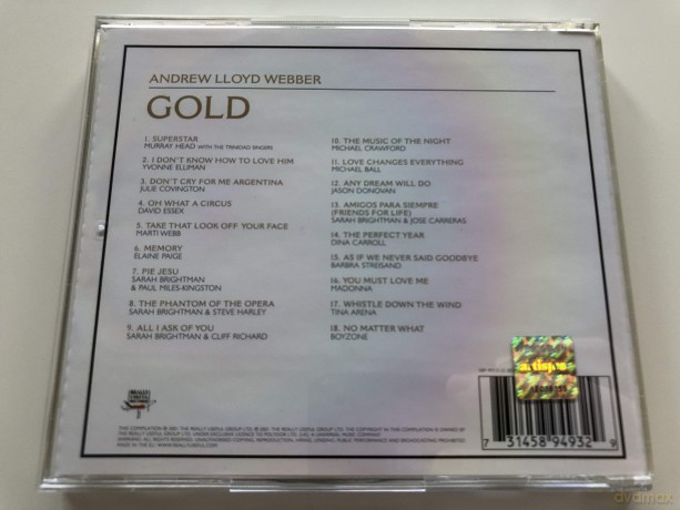 Andrew Lloyd Webber: Gold-the Definitive.. [CD]