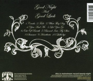 Spitting Off Tall Buildings: Good Night And Good Luck [CD]