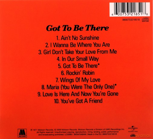 Michael Jackson: Got to Be There [CD]