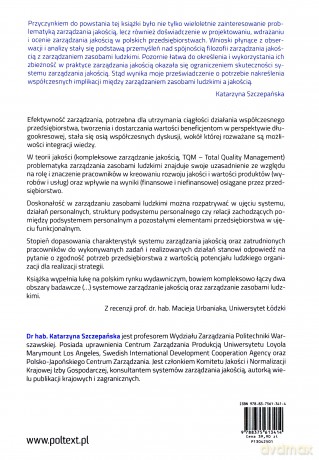 TQM w Zarządzaniu Zasobami Ludzkimi [KSIĄŻKA]
