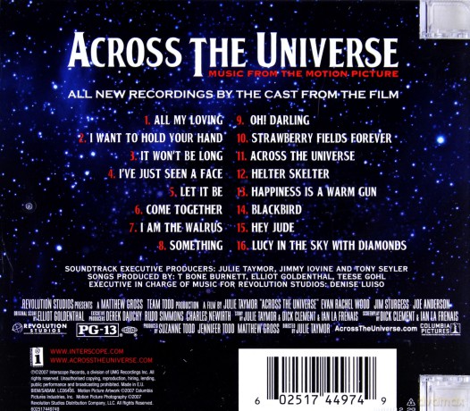 Across The Universe soundtrack [CD]
