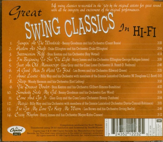 Great Swing Classics in Hi-Fi [CD]