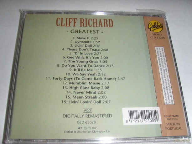 Cliff Richard: Greatest [CD]