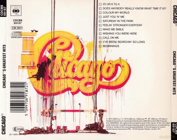 Chicago: Greatest Hits [CD]