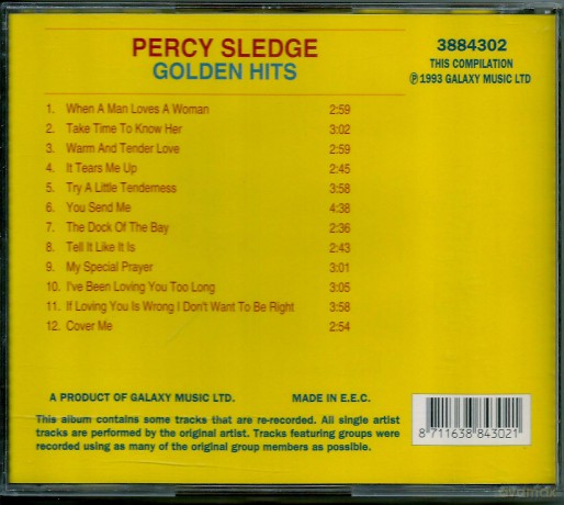Percy Sledge: Greatest Hits [CD]