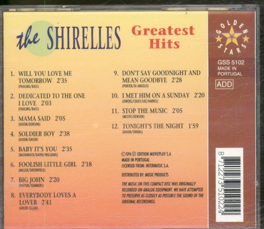 Shirelles: Greatest Hits [CD]