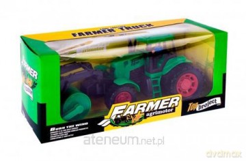 Traktor Plastikowy z Akcesoriami 12cm [ZABAWKA]