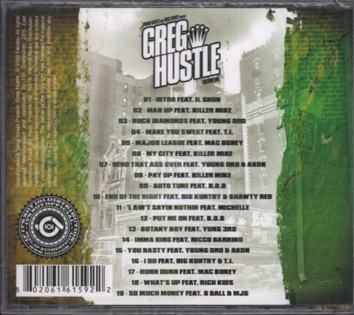 Greg Hustle: Greg Hustle [CD]