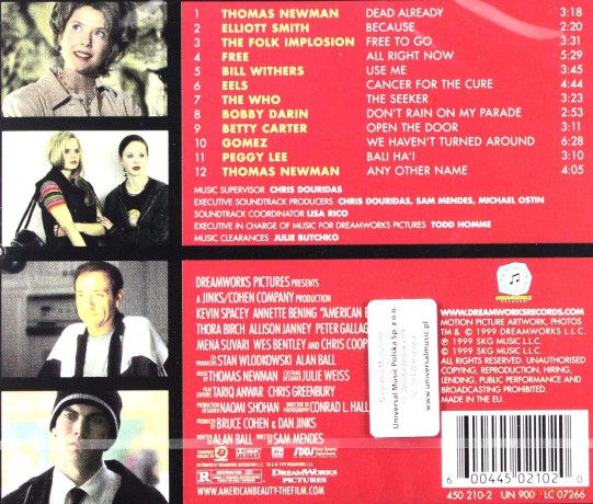 American Beauty soundtrack [CD]