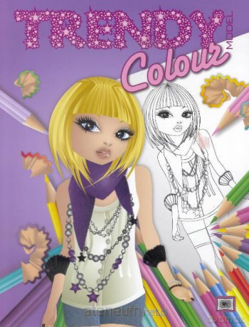 Trendy Model - Colur (fioletowa) [KSIĄŻKA]