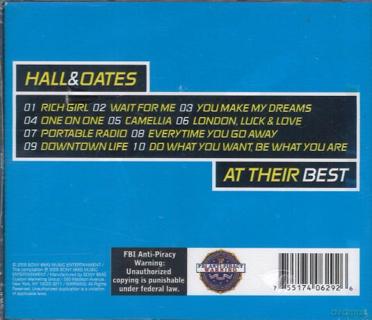 Hall & Oates: Hall & Oates at Their Best [CD]