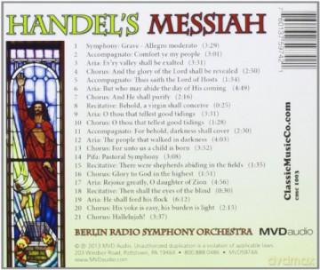 Handel: Handel's Messiah [CD]