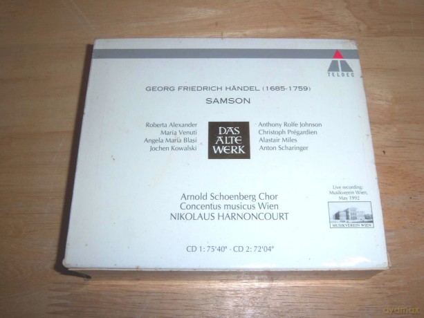 Nikolau Harnoncourt: Handel: Samson [2CD]