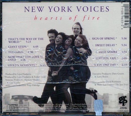 New York Voices: Hearts of Fire [CD]
