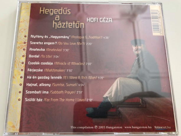 Hofi GZa: Hegedus A Hazteton [CD]