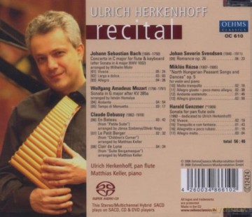 Ulrich Herkenhoff: Herkenhoff Pan Flute Recital [CD]