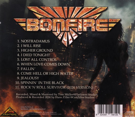 Bonfire: Higher Ground [CD]
