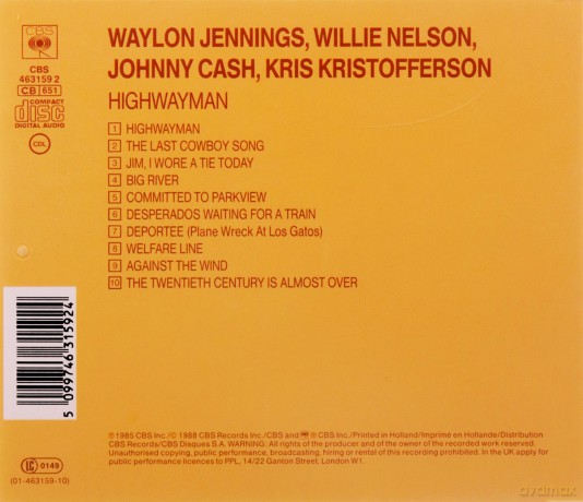 Highwaymen: Highwayman [CD]