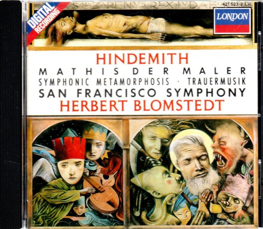 P. Hindemith: Hindemith: Mathis Der Maler, Trauermusik, Symphonic Metamorphosis [CD]
