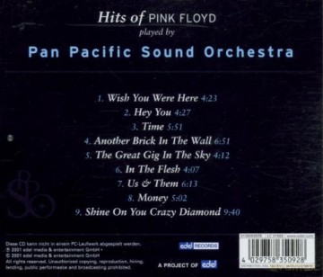 Pan Pacific Sound: Hits of Pink Floyd [CD]