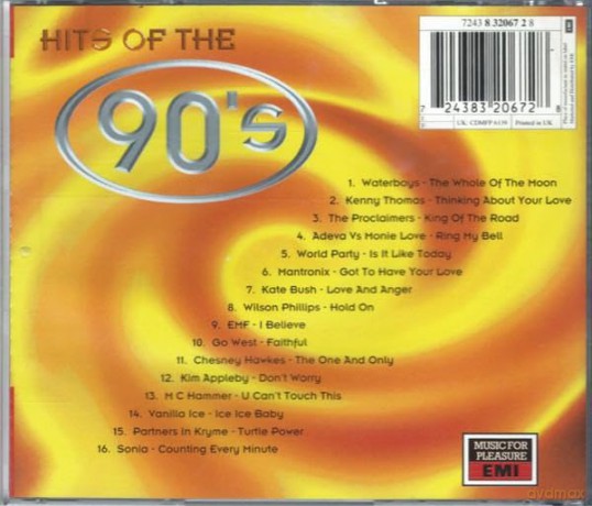 Hits Of The 90's [CD]