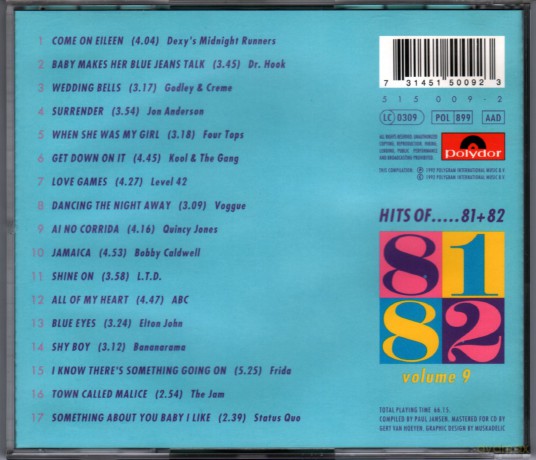 Hits Of.......81-82 vol.9 [CD]
