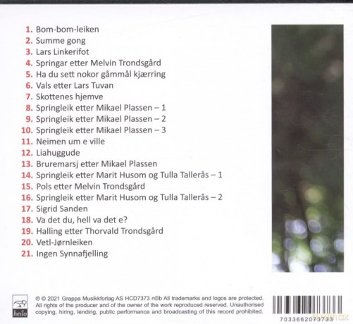 Synnove Brondbo Plassen: Hjemve Vocal Folk Music [CD]
