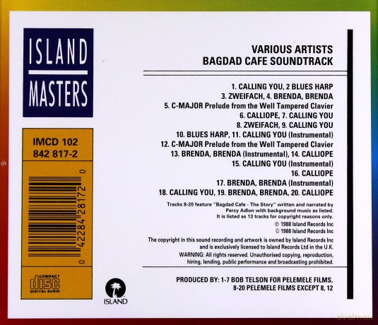 Bagdad Cafe soundtrack [CD]