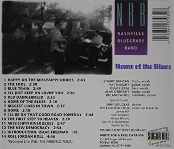 Nashville Bluegrass Band: Home of the Blues [CD]