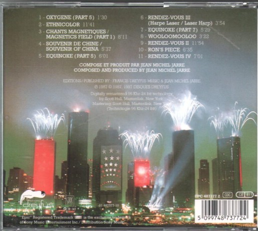 Jean Michel Jarre: Houston Lyon; Cities in Concert [CD]