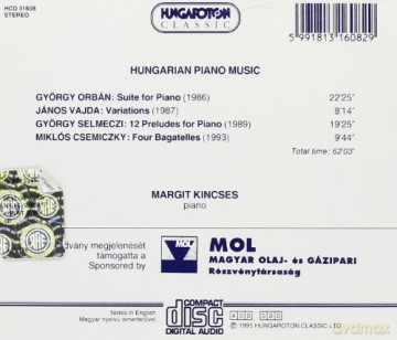 Hungarian Piano Music [CD]