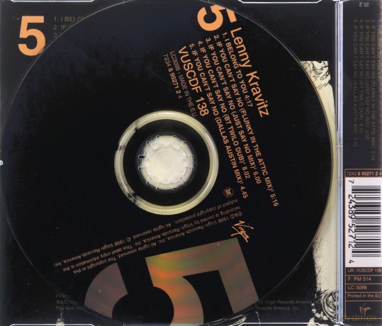 Lenny Kravitz: I Belong To You [CD]