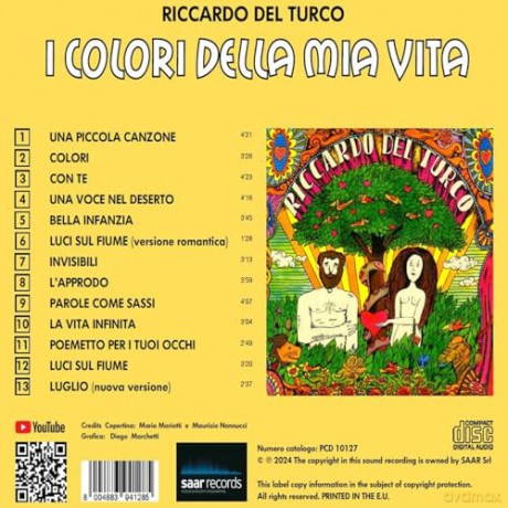 Riccardo Del Turco: I Colori Della Mia Vita [CD]