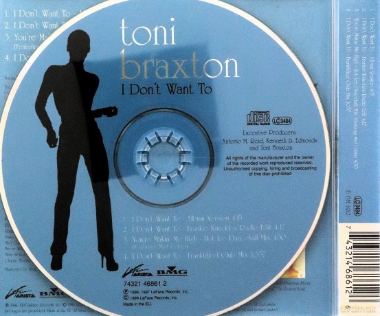 Toni Braxton: I Don't Want To - Part 1 [CD]