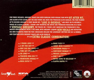 Gregory Isaacs: I Found Love [CD]